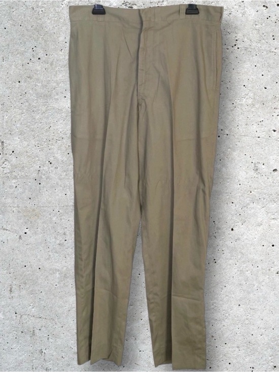 Vintage Other - Vintage 1960s Military SH-1505 Type 1 Class 2 Twill Tan Trousers // 34x31